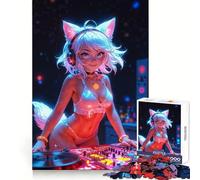 Bikini DJ Fox Anime Girl Puzzle da 1000 pezzi Puzzle per adulti Regalo Divertimento intellettuale Felice tempo libero Taglio fine Sorpresa di Natale (50x75cm)