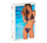 Bikini Obsessive Balitta In Un Lucido Colore Viola, Interno Leggero