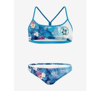 Bikini Otso Swim Bike Run Wave azzurro cielo bianco donna - XS