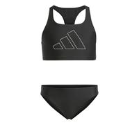 Adidas Performance Big Bars Bikini Nero 3-4 Years Ragazza