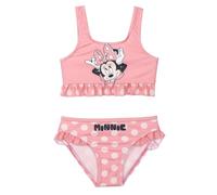Bikini per bambini di Minnie Mouse - Rosa - Taglia 4 anni - Costume da bagno per bambina - 85% poliestere e 15% elastan - 210 g/m2 - Asciugatura rapida - Prodotto originale disegnato in Spagna