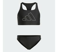 Bikini Performance Big Bars Kids Black / White 4-5A