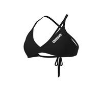 arena Performance Team Solid Top Bikini da Donna Sportivo per Piscina, Costume da Bagno ad Asciugatura Rapida, in Tessuto arena MaxFit Eco con Massima Resistenza al Cloro e Sale, Protezione UV UPF 50+