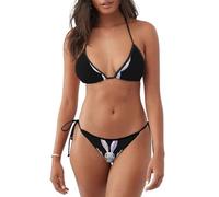 Bikini Set The Rabbit Referee Who Cheers Costume da Bagno Donna Bikinis Due Pezz Bikini da Donna per Estate Vacanza Prendere Il Sole S