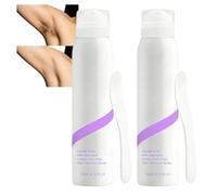 Bikini Spray per la Depilazione senza Dolore per la Pelle Sensibile, Depilatore Delicato per Ascelle, Depilatore Facciale per le Donne, Crema per la Depilazione Facciale all'Olio di Cocco (2 pezzi)