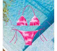 Bikini Triangolo femminile Set e fondo per le attività della piscina di