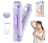 Bikini Trimmer 2025 Ultimo Modello 2 in 1 bikini trimmer da donna area intima, Ricaricabile Portatile Impermeabile Senza Dolore, Bikini Skin Trimmer, Per tutto il corpo.