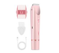 Bikini Trimmer per donne, depilazione ai capelli con doppia teste, rasatura elettrica da 400 mAh per le gambe delle donne, per la pulizia di capelli pubblici, pelle del corpo, area intima e area e