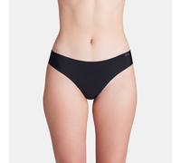 Bikini Under Armour Pure Stretch No Show da donna - Confezione da 3 paia Nero / Nero / Acciaio S