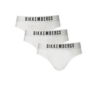 Bikkembergs - Biancheria Intima in Cotone Bianco- Confezione da 3- Vita Elastica - - Underwear - Uomo - Bianco - M