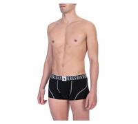 Bikkembergs BKK1UTR06BI Boxer Intimo Uomo Bipack 2 Pezzi Nero