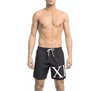 Bikkembergs Black Polyester Men Swim Short - XL