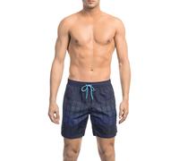 Bikkembergs Blue Polyester Men Swim Shorts - XL