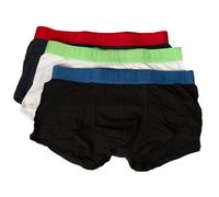 Bikkembergs Boxer Uomo Confezione 3 Pezzi Elastico a Vista Parigamba Articolo BKK1UTR04TR Tri-Pack Trunks, Assorted Color Black/Blue/White, XL