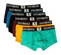 Bikkembergs Boxer Uomo Confezione 6 Capi Elastico a Vista Parigamba Cotone Elasticizzato Articolo: BKK42UTR17SX, MIXCOLOR Mix Color, L - EU L - US M - FR 4