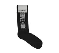 Bikkembergs Calza uomo corta calzino basso calzini cotone articolo VBKC04944 LOGO SHORT SOCKS made in ITALY, 2000 Nero - Black, S