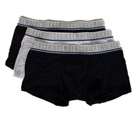 Bikkembergs Confezione 3 Boxer Parigamba Uomo tripack Articolo B41318L1F, 1130 Bianco/Nero/Blu - White/Black/Blue, XXL