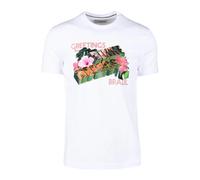 Bikkembergs - Cotone Elastan T-shirt - - Tops - Uomo - Bianco - M