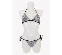Bikkembergs Donna Bikini Set Gr. 38 (M) Nero/Bianco Nuovo Etichetta