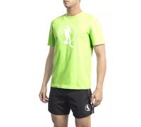 Bikkembergs Green Cotton Men T-Shirt - S