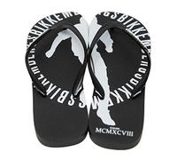 Bikkembergs Infradito flip-flop uomo mare o piscina articolo BKK1MSR02 Slipper, Black, 44