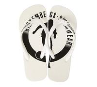 Bikkembergs Infradito uomo mare o piscina con laccio logato articolo BKK2MSR01 series: pupino, White, 41