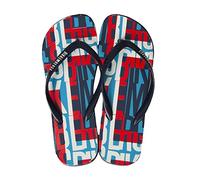 Bikkembergs Infradito uomo mare o piscina con laccio logato articolo BKK2MSR04 serie: colored, BLUE Blue, 41