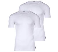 Bikkembergs T-Shirt Uomo Confezione 2 Magliette Manica Corta Girocollo Cotone Elasticizzato Bipack Articolo BKK1UTS01BI BI (S - EU S - US XS - FR 2, White)