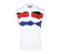 Bikkembergs - Polyester Polo Shirt - - Tops - Uomo - Bianco - 2XL