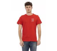 Bikkembergs Red Cotton Men T-Shirt - M
