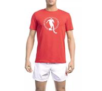Bikkembergs Red Cotton Men T-Shirt - XL