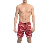 Bikkembergs Red Polyester Men Swim Short - L