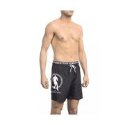 Bikkembergs - Shorts da bagno a strati con logo - -Swimwear -Uomo -Nero -S