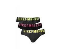Bikkembergs Slip Uomo BKK1USP16TR Tripack Fluo - Slip Parigamba con Elastico Logo - Cotone Poliestere Elastan - Confezione da 3 Pezzi