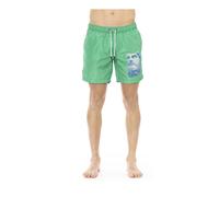 Bikkembergs, ,Swimwear ,Uomo ,Verde ,M Green Polyester Swimwear