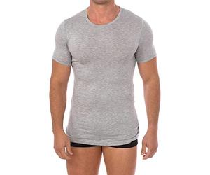 Bikkembergs T-Shirt a Maniche Corte in bambù da Uomo BKK1UTS03SI