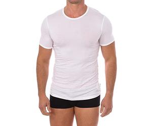 Bikkembergs T-Shirt a Maniche Corte in bambù da Uomo BKK1UTS03SI