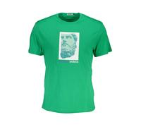 BIKKEMBERGS T-SHIRT MANICHE CORTE UOMO VERDE