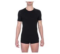 Bikkembergs T-Shirt Uomo Confezione 2 Magliette Manica Corta Girocollo Cotone Elasticizzato Bipack Articolo BKK1UTS01BI BI (S - EU S - US XS - FR 2, Black)