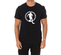 Bikkembergs Black Cotton Men T-Shirt - M