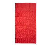 Bikkembergs Telo mare piscina o spa cotone spugna tessuto logato cm.170 x 90 (circa) articolo BKK3MTW02, GOJ Goji berry, Taglia unica