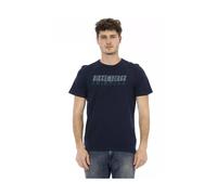 Bikkembergs, ,Tops ,Uomo ,Blu ,L Army Cotton T-Shirt