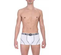 Bikkembergs White Cotton Men's Trunk Underwear Bi-Pack - M