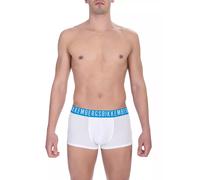 Bikkembergs White Cotton Men's Trunk Underwear - S
