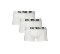 Bikkembergs White Polyester Men's Boxer - S