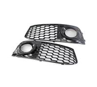BIKKJBK Griglia Anteriore 1 Coppia Paraurti Anteriore Fendinebbia Griglia di Copertura Trim 8KD807682 8KD807681 Fendinebbia Cofano Copertura per A4 B8 2008-2012 GRIGLIA Centrale PARAURTI