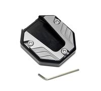 BIKKJBK Supporto cavalletto Laterale Supporto Laterale, Base Allargata Piastra per Cavalletto Laterale, Supporto per Cavalletto Laterale, Estensore per Cavalletto per Scooter E Moto
