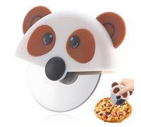 BIKPRST 1 Pezzo Tagliapizza, Tagliapizza Cane, Rotelle Tagliapizza, Tagliapizza Acciaio Inossidabile, Utensile da Cucina, Raschietto, Tagliapasta, Utensile Multiuso per Pizza Impasto Pane Farina