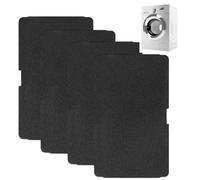 BIKPRST 4 Pezzi, Asciugatrice Filtro Asciugatrice Whirlpool Beko Asciugatrice, Spugna Poliuretano, Compatibile con Beko Grundig Blomberg Elektra Bregenz Filtro, 240x155x11mm Tagliabile