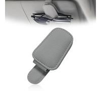BIKPRST Bikprst Porta Occhiali Auto, Pelle Clip Per Biglietti Da Visita Supporto Per Occhiali Sole Da Auto